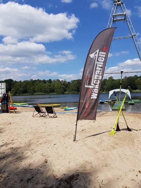 Beach Flag am Oyter See