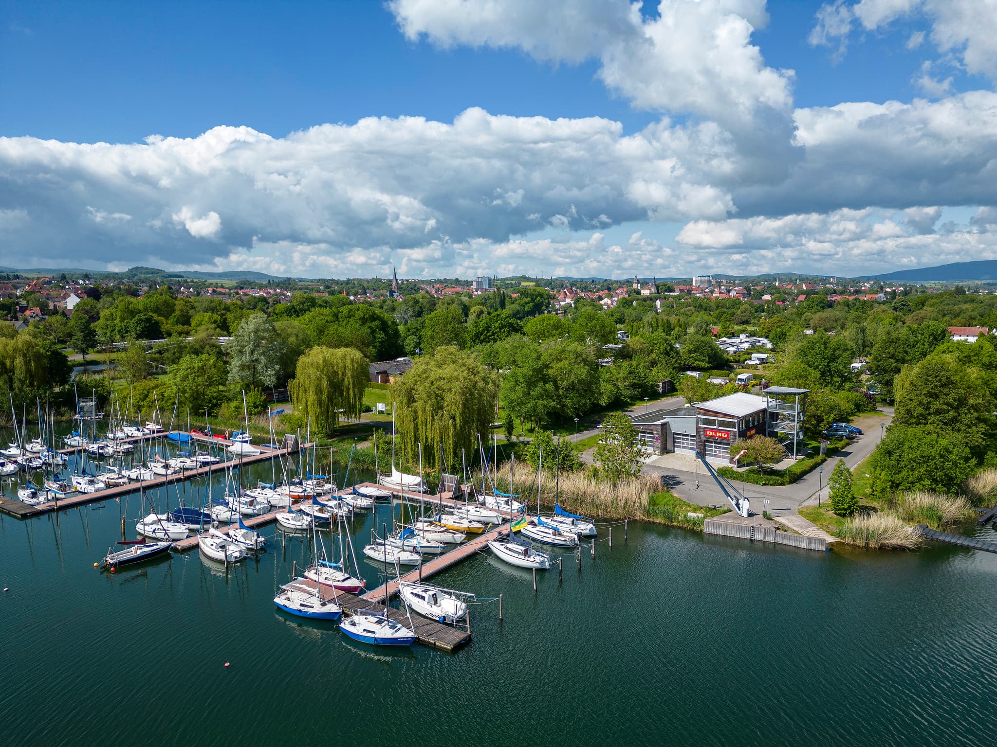 Werratalsee Segelclub nebenan