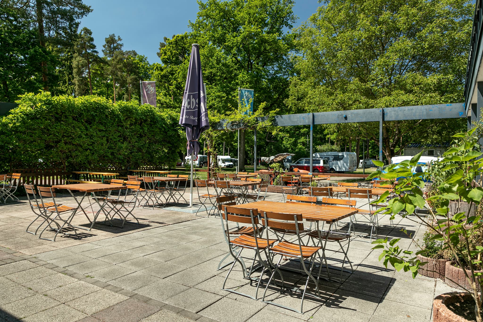 Bistro mit Biergarten